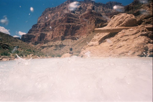 body surfing the Little Colorado