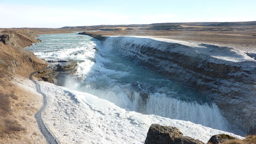 Gullfoss waterfall