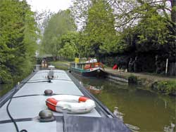 horse drawn narrowboat