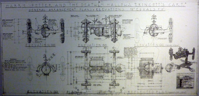 Gringotts cart drawing