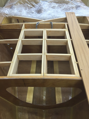 Starboard hatch frame