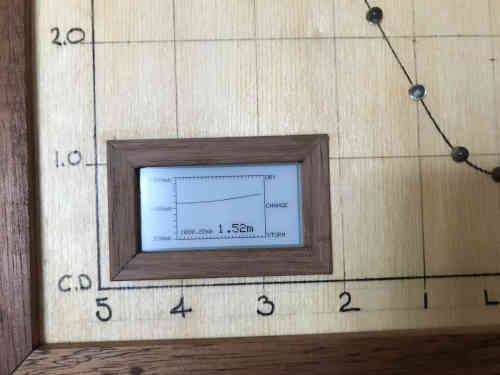 Adding an e-ink display to the tide clock